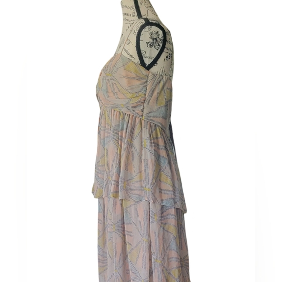 MATTY. SOFT FLOWY MAXI DRESS GORGEOUS!!!! SIZE M - Picture 10 of 13